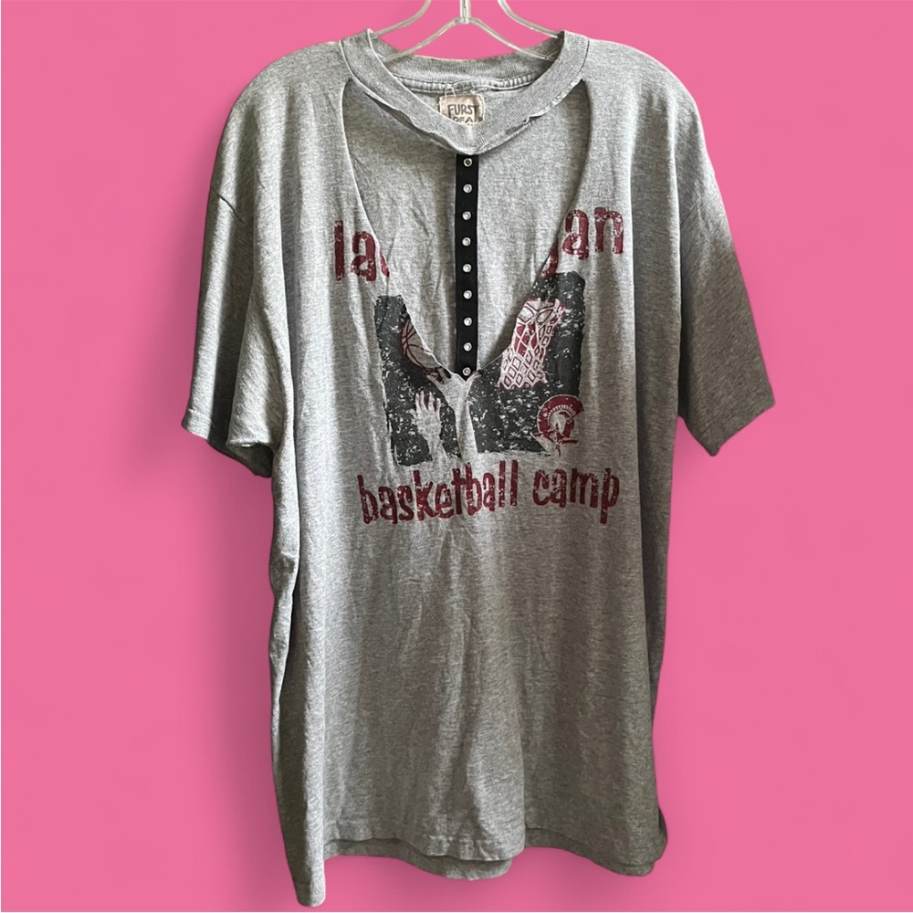 Furst of a Kind Gray Tshirt with Cutout